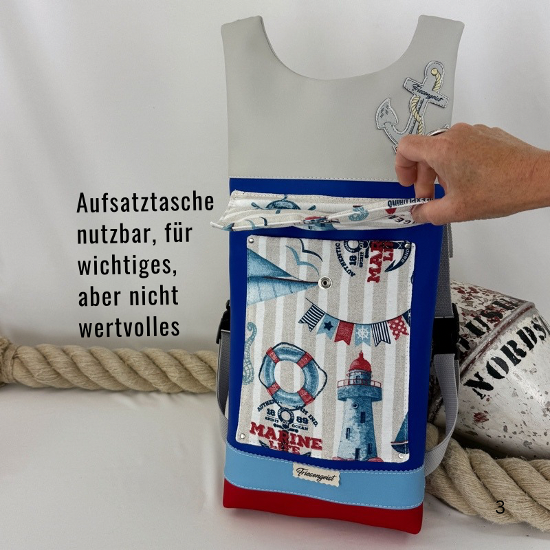 Damen- und Herrenrucksack Föhr