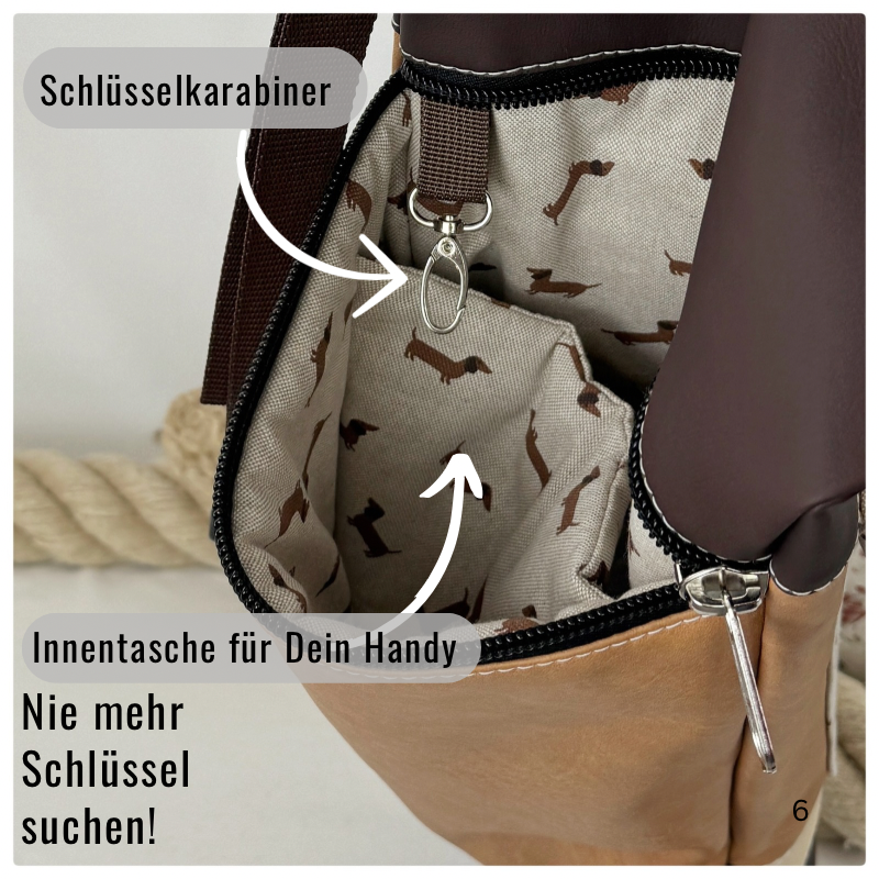 Damen- und Herrenrucksack Pelle