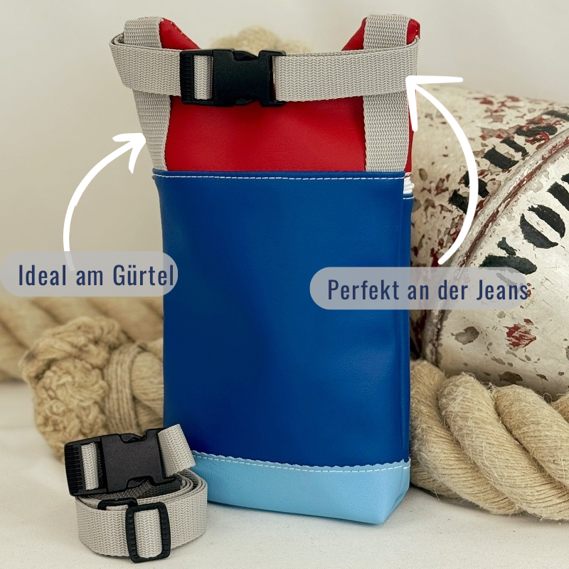 Gürteltasche, Südfall