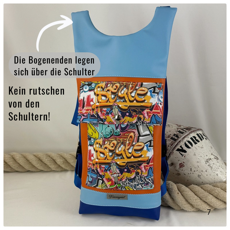 Damen- und Herrenrucksack Nane