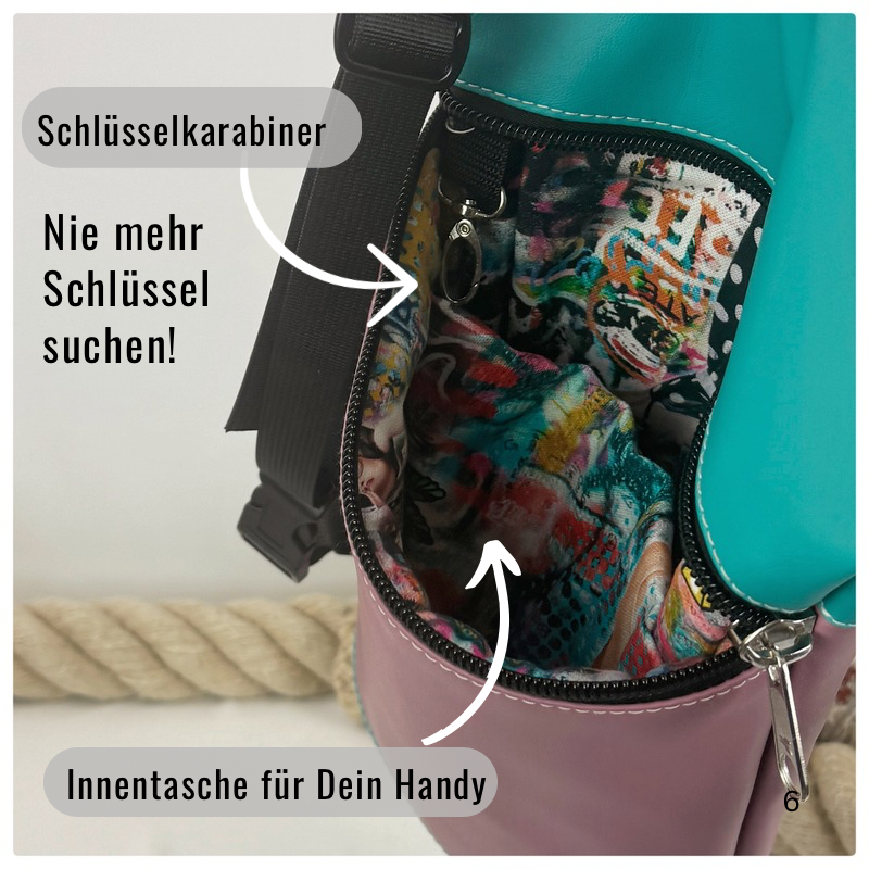 Damen- und Herrenrucksack Celina