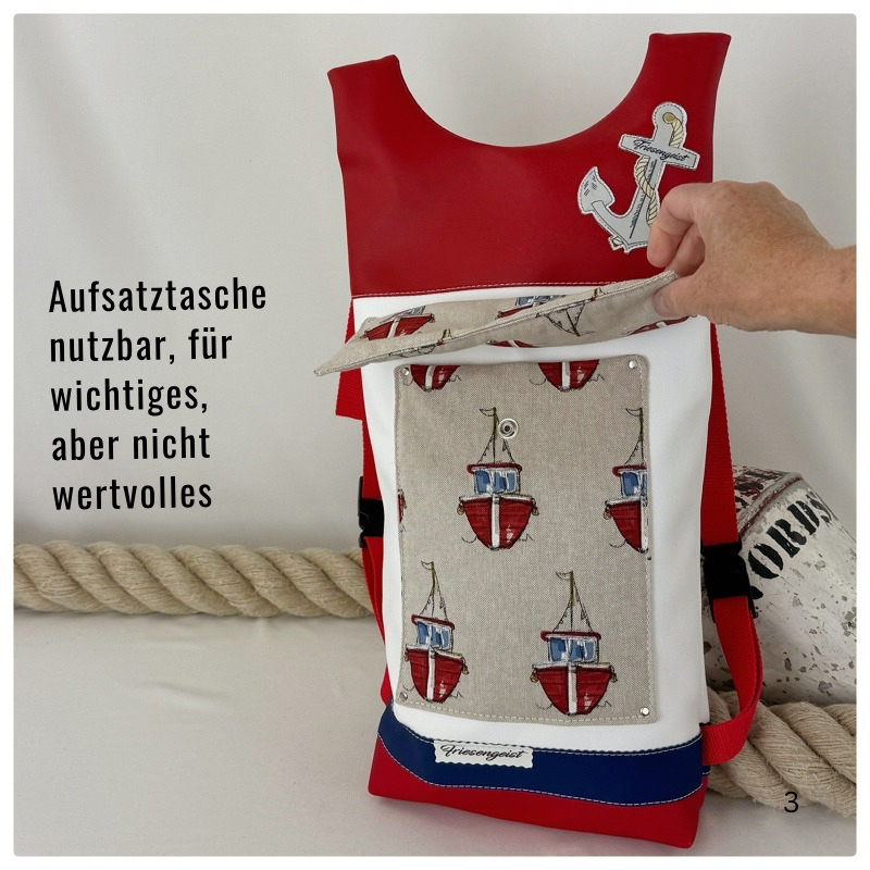 Damen- und Herrenrucksack Langeness