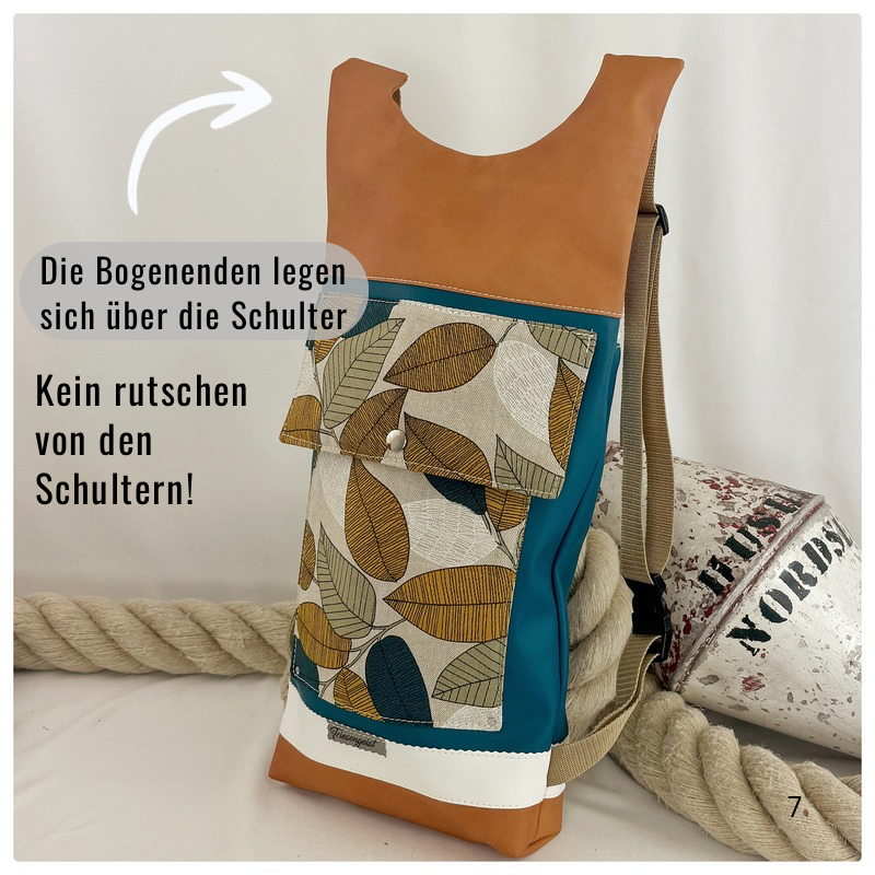 Damen- und Herrenrucksack Alwine
