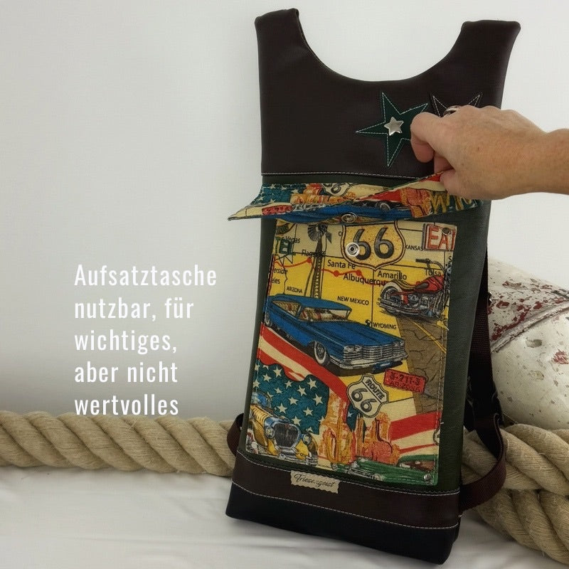 Damen -und Herrenrucksack Tom