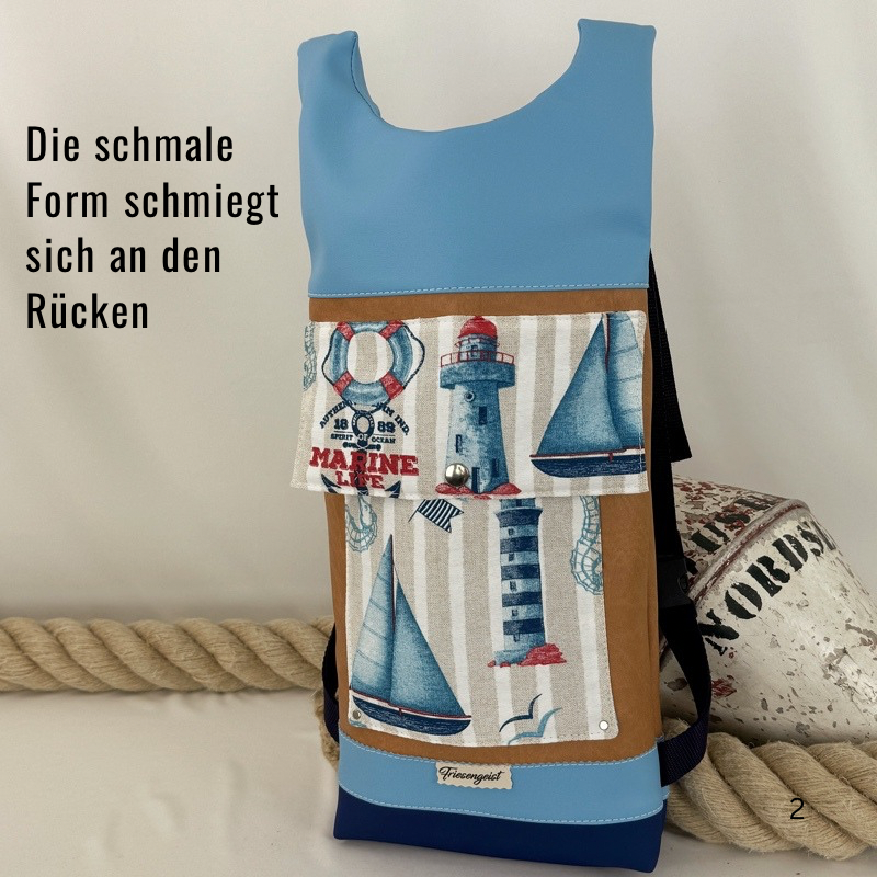 Damen- und Herrenrucksack Fyn