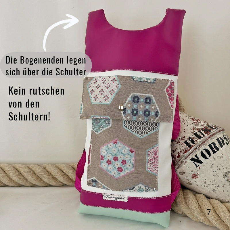 Damen- und Herrenrucksack Caroline
