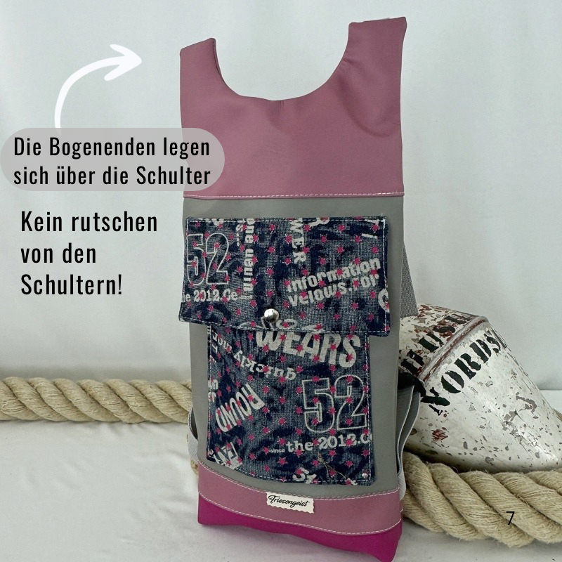 Damen- und Herrenrucksack Caro