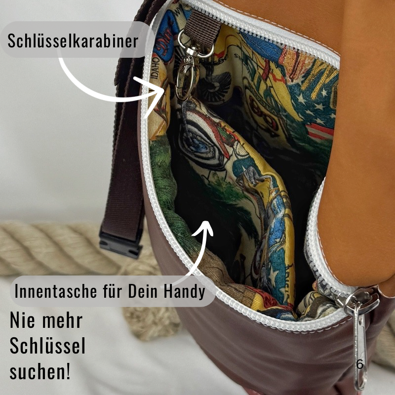 Damen- und Herrenrucksack Route 66