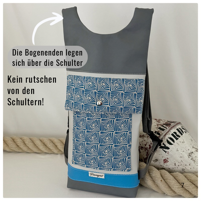 Damen- und Herrenrucksack Brigitta