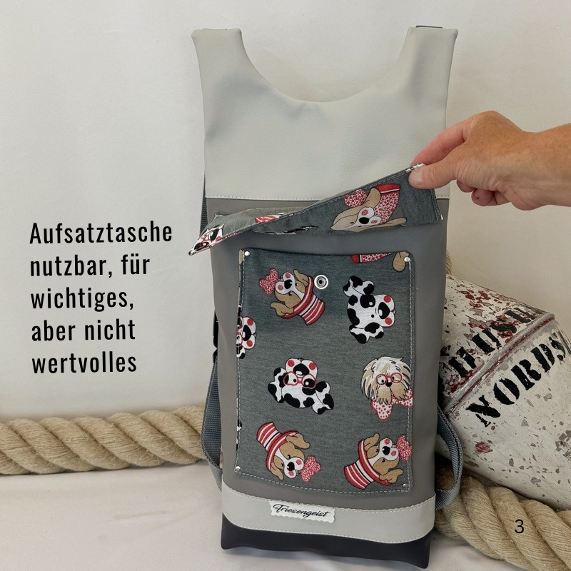 Damen- und Herrenrucksack Fiedde