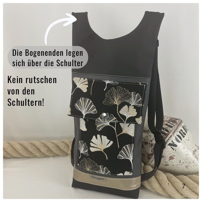 Damen- und Herrenrucksack Gingko