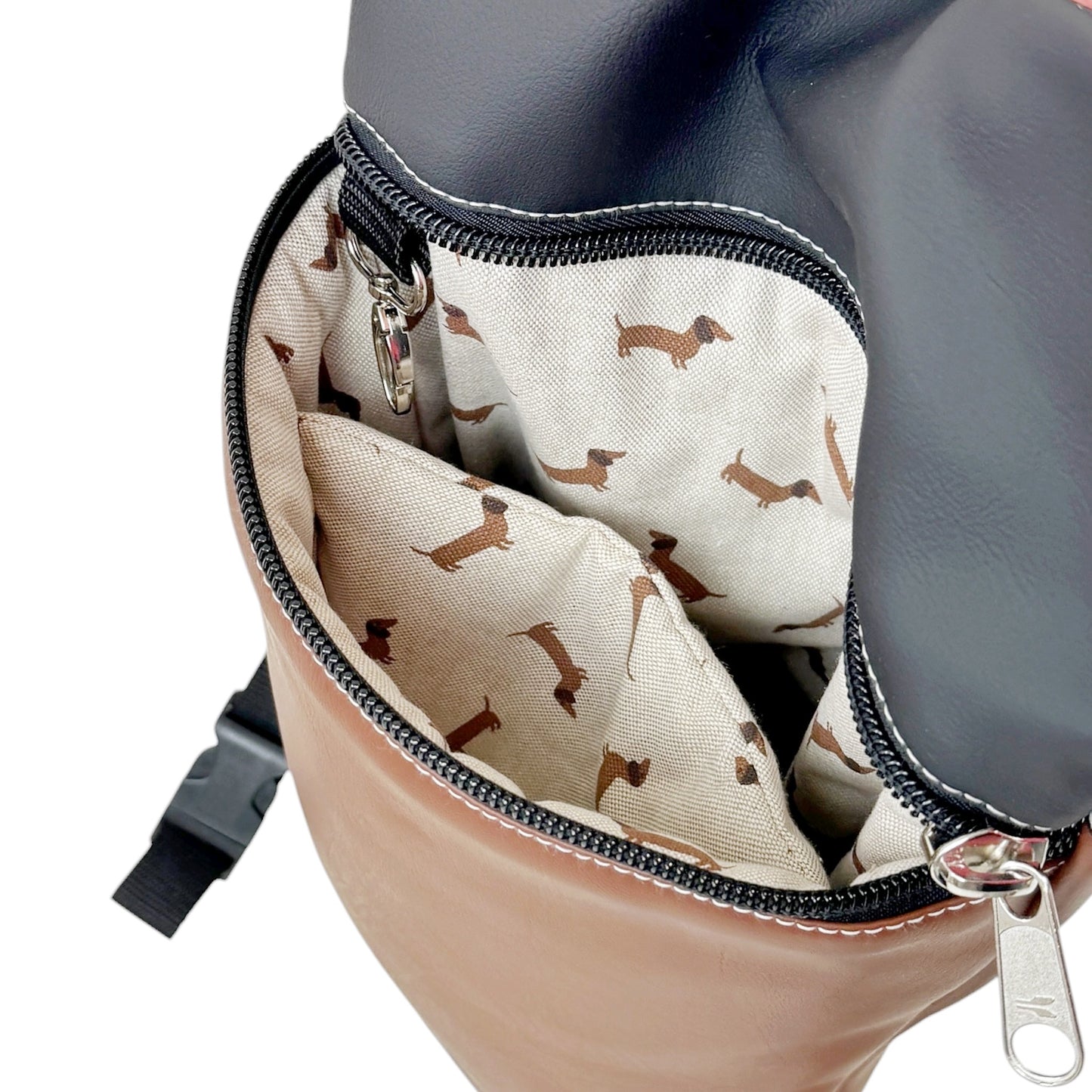 Damen- und Herrenrucksack Pelle