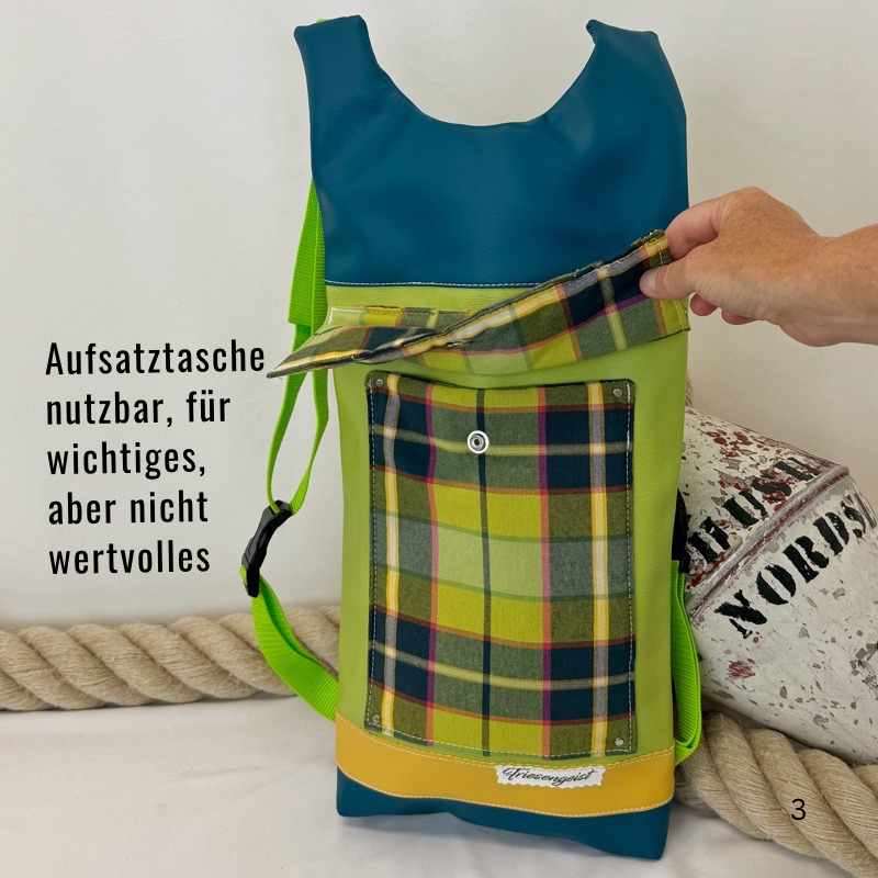Damen- und Herrenrucksack Franky