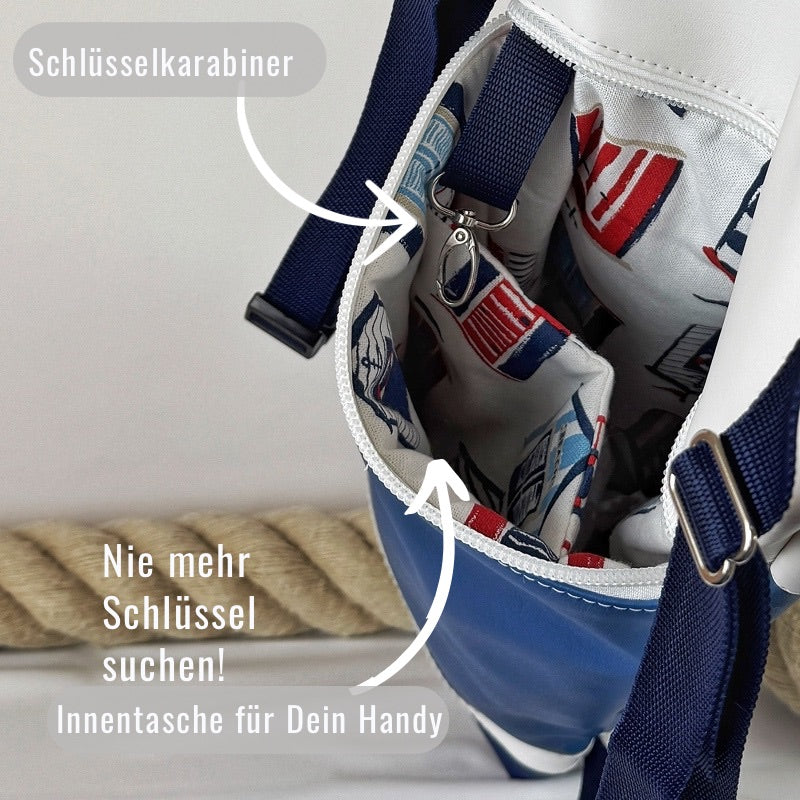 Damen und Herrenrucksack Sylt