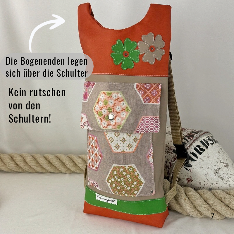 Damen- und Herrenrucksack Stefanie