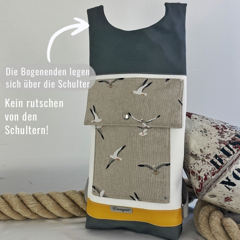 Damen- und Herrenrucksack Flora