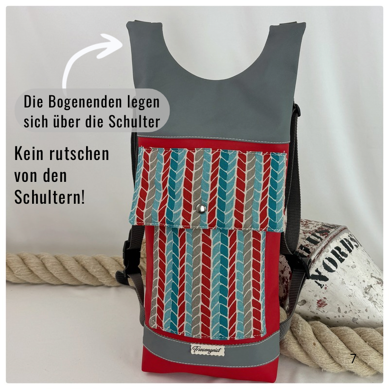 Damen- und Herrenrucksack Pia