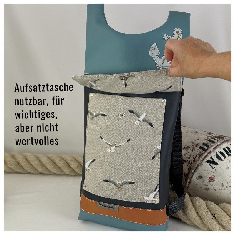 Damen- und Herrenrucksack Sina