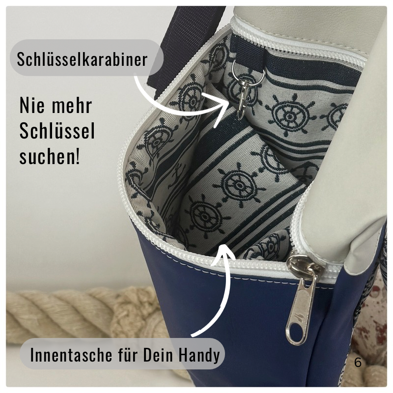 Damen- und Herrenrucksack Helgoland