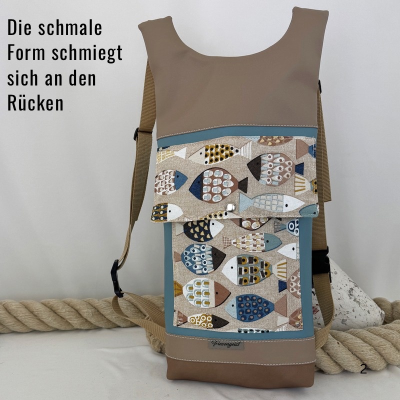 Damen- und Herrenrucksack Rucksack Nadine