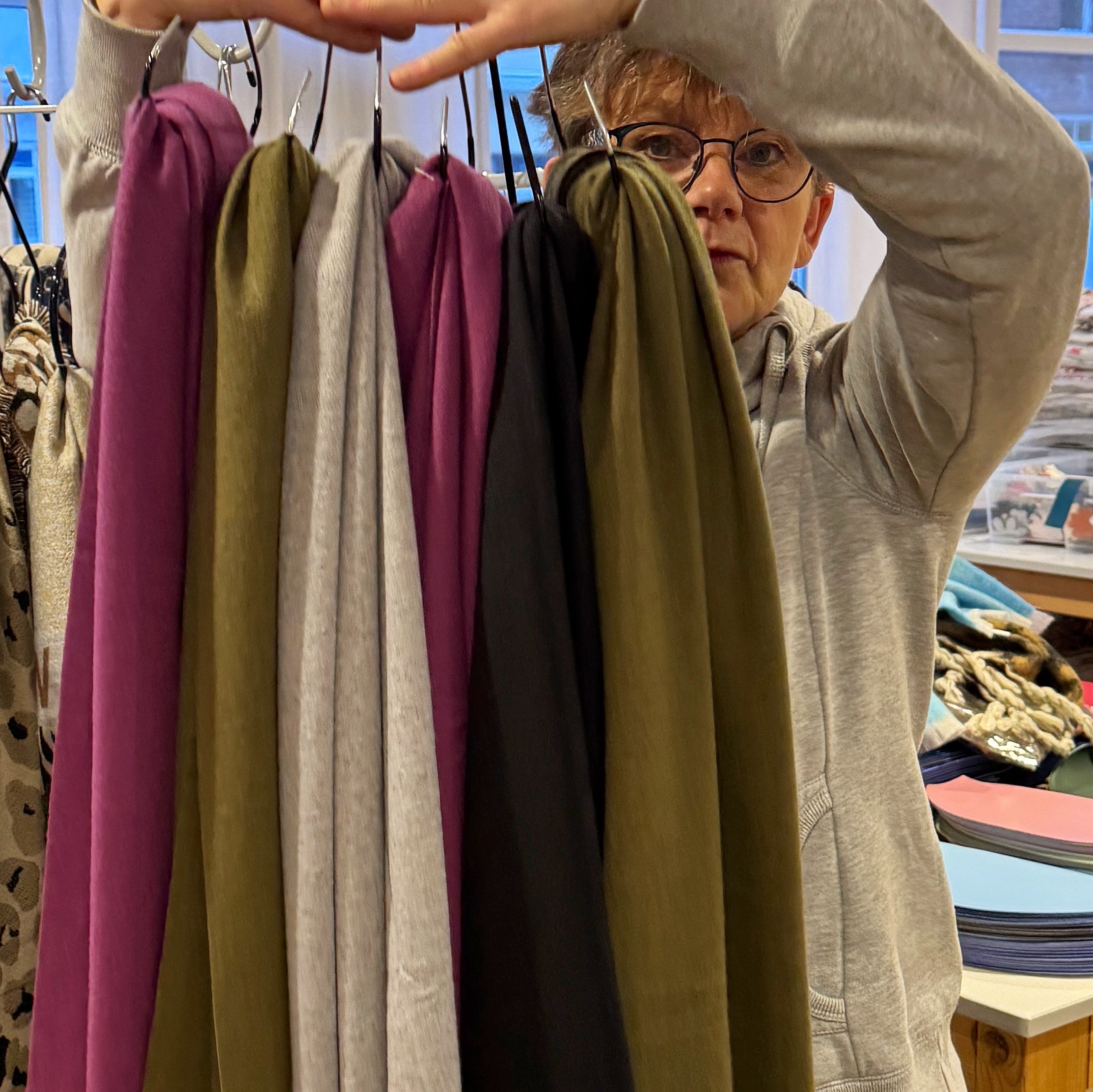 Schal Uni Zwillingsherz