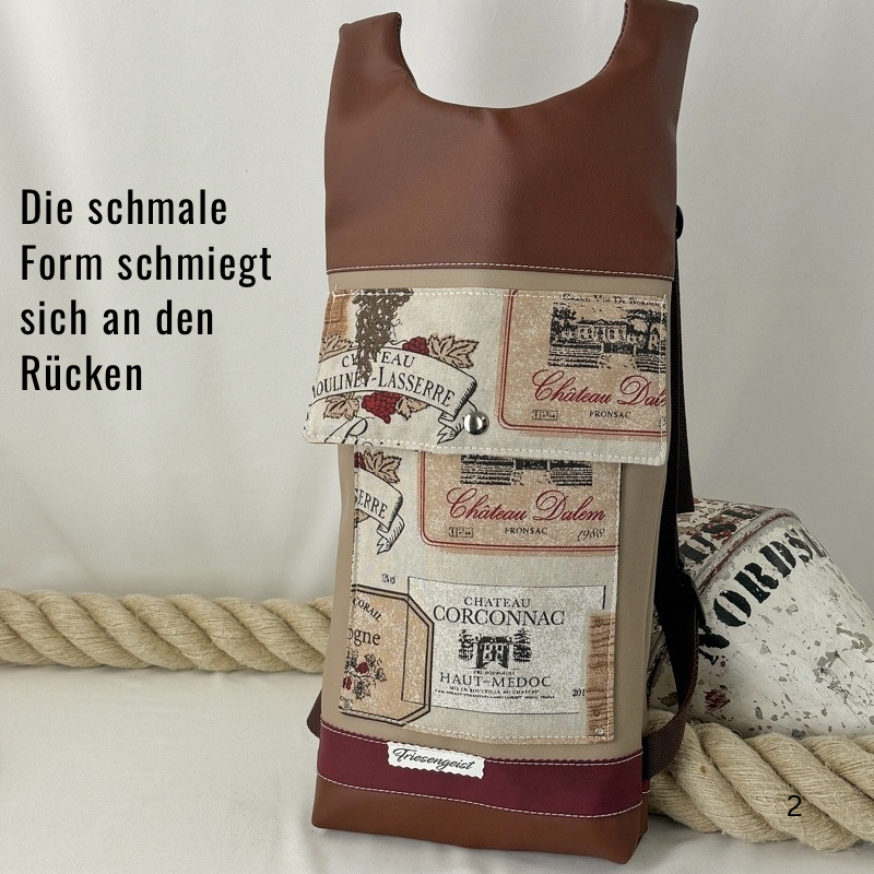 Damen- und Herrenrucksack Pamela