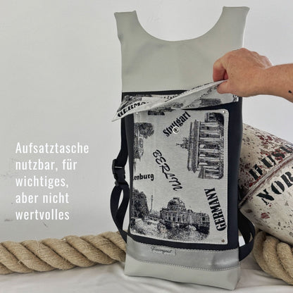 Damen -und Herrenrucksack Städtereisen