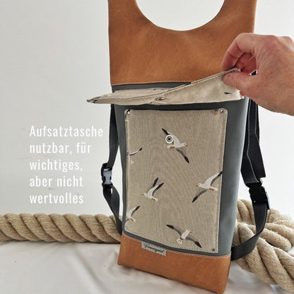 Damen und Herrenrucksack Toni