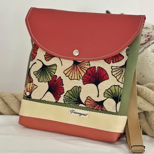 Handtasche Gingko bunt