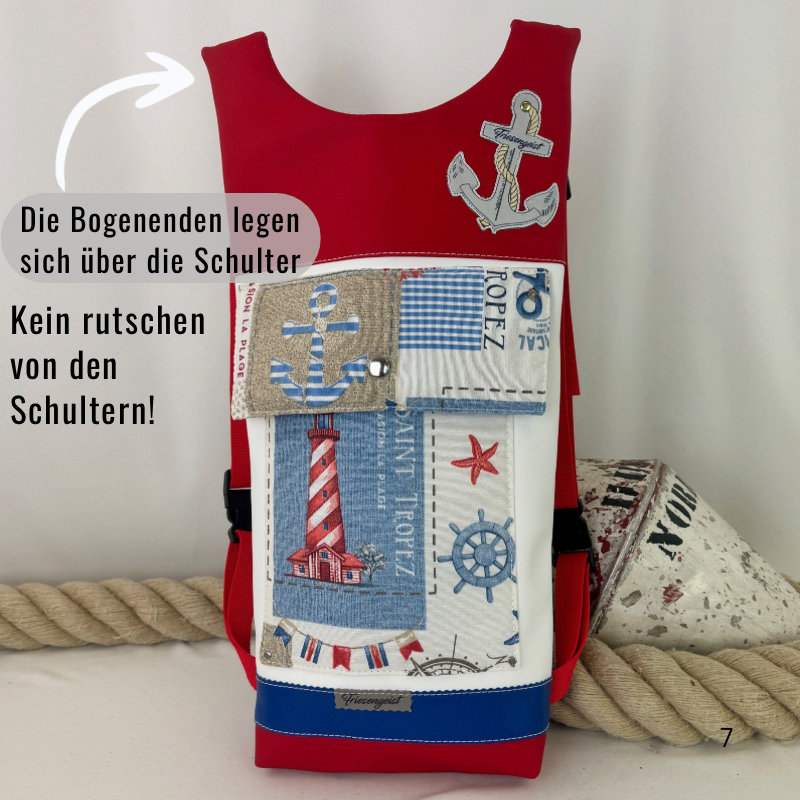 Damen- und Herrenrucksack Pellworm