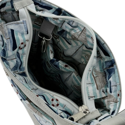 Shopper mit einem breiten Schulterträger, verlängerbar,