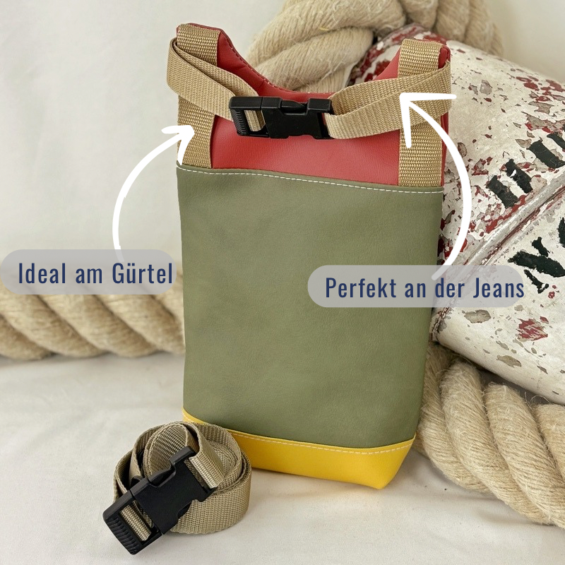 Gürteltasche, Gingko bunt