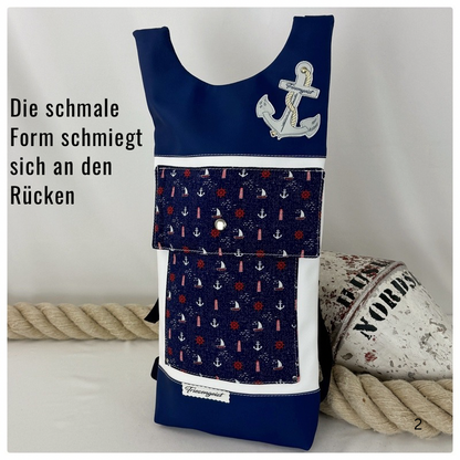 Damen- und Herrenrucksack Nordstrand