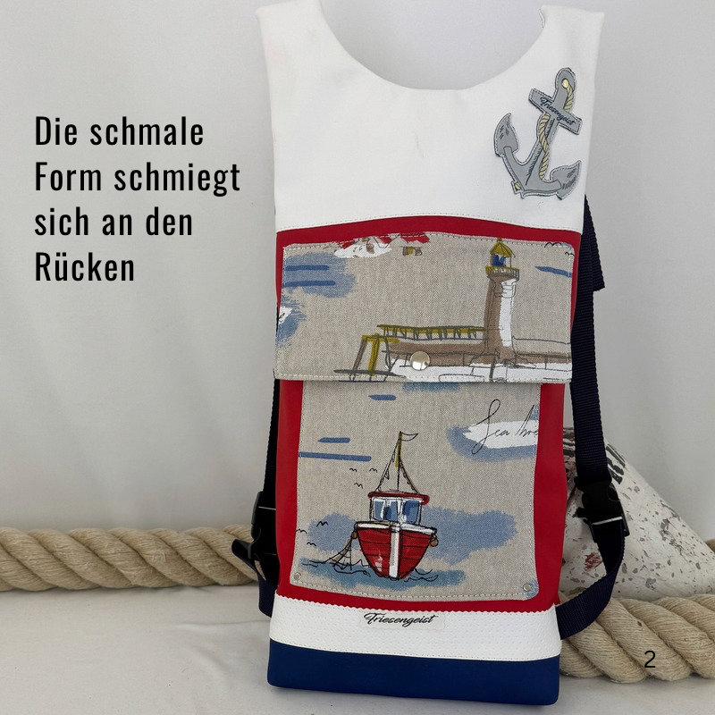 Damen- und Herrenrucksack Rucksack Süderoog