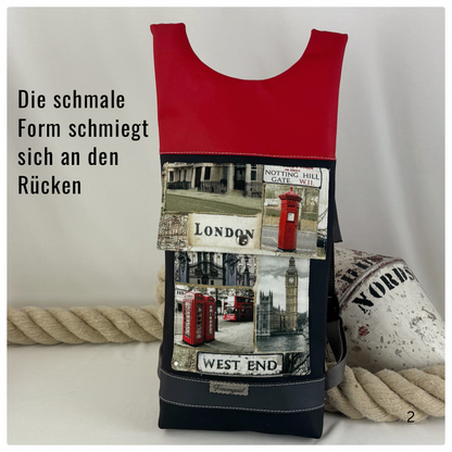 Damen- und Herrenrucksack London