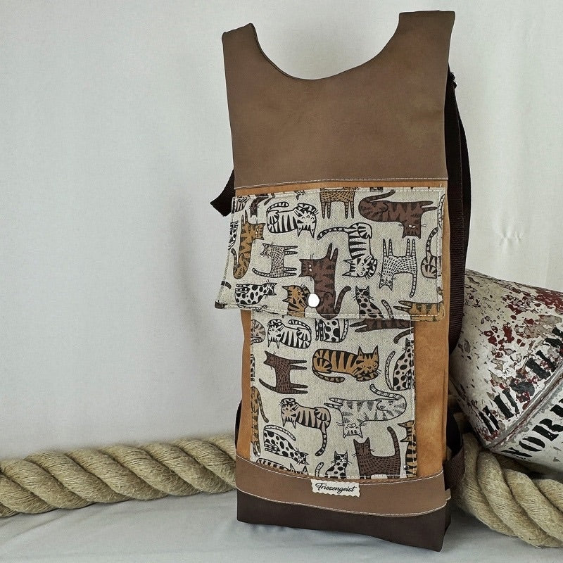 Damen -und Herrenrucksack Funny