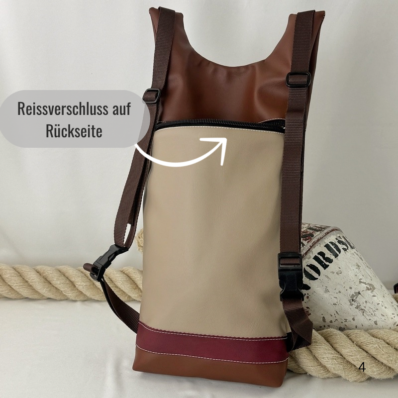 Damen- und Herrenrucksack Pamela