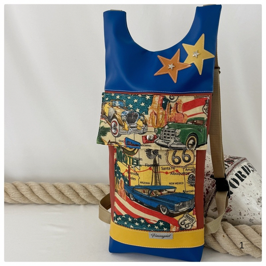 Damen- und Herrenrucksack       Route 66