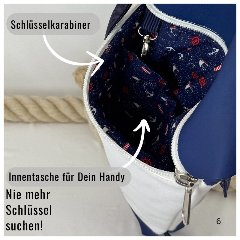 Damen- und Herrenrucksack Nordstrand