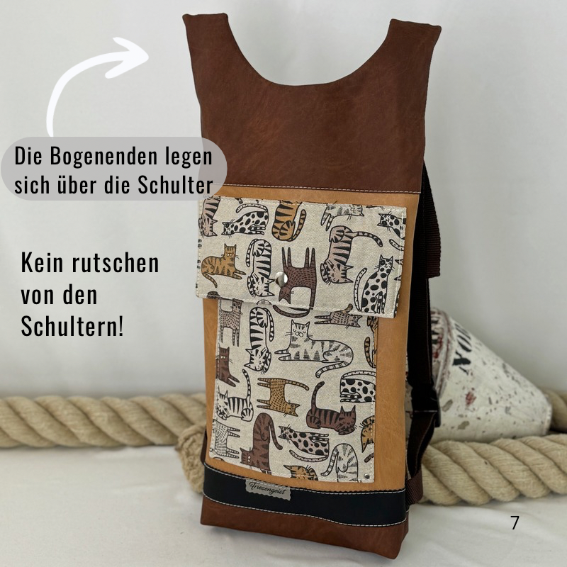 Damen- und Herrenrucksack Rucksack Patrizia