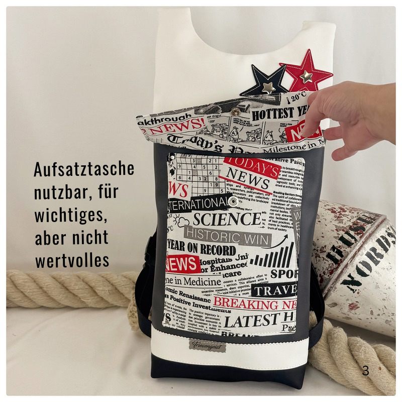 Damen- und Herrenrucksack  Franzi