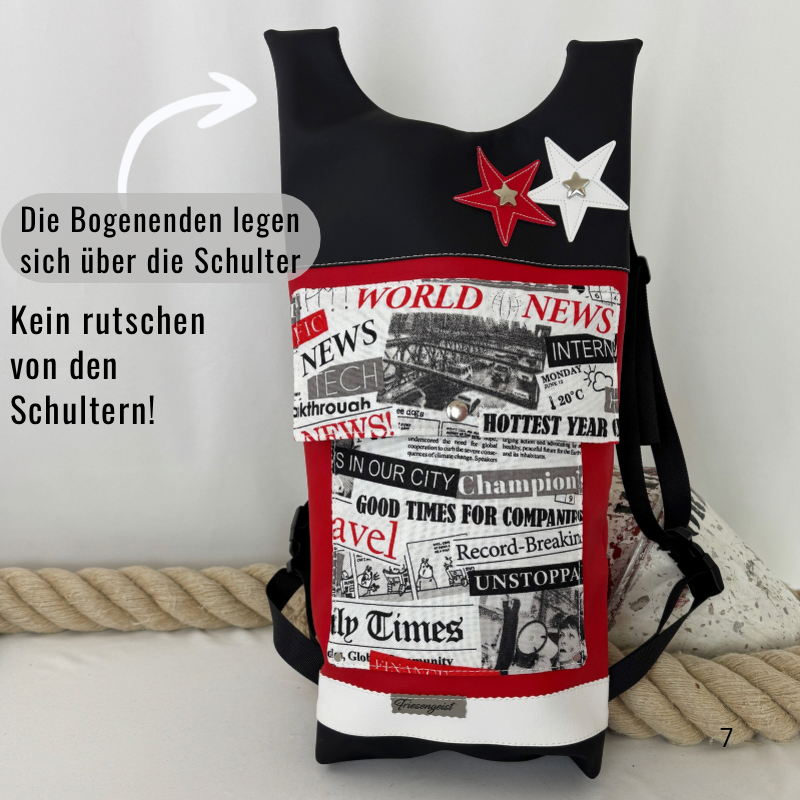 Damen- und Herrenrucksack Rudi