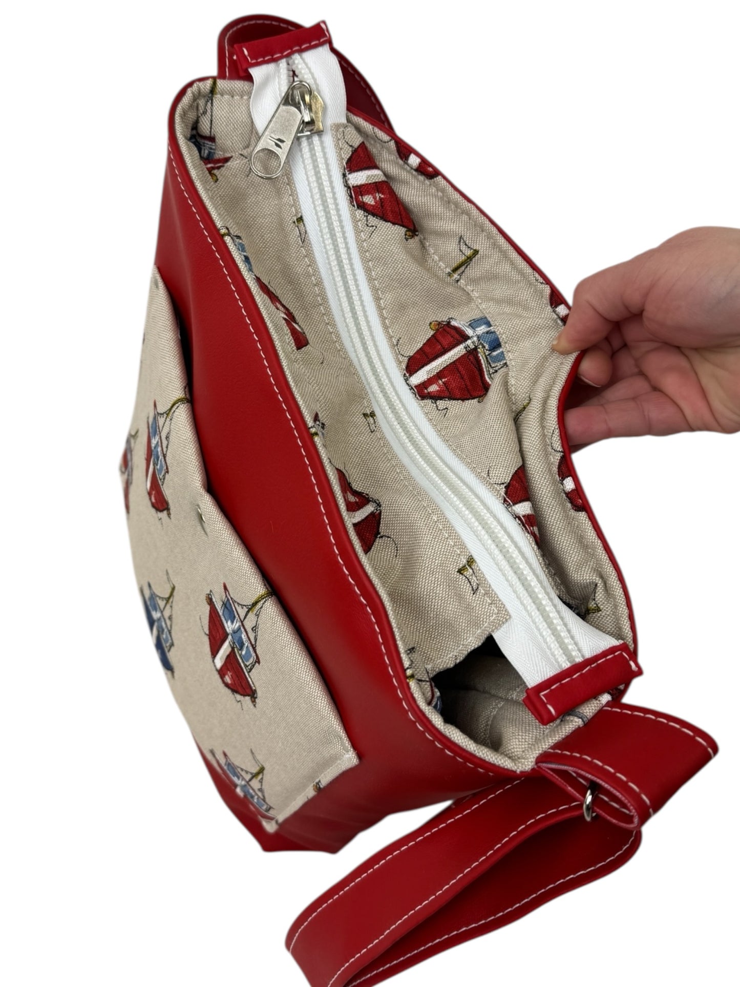 Shopper mit einem breiten Schulterträger, verlängerbar, Rømø