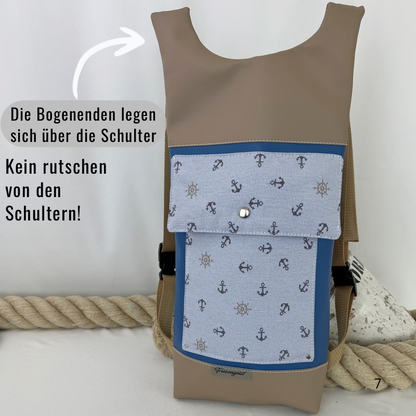 Damen- und Herrenrucksack Nordsee