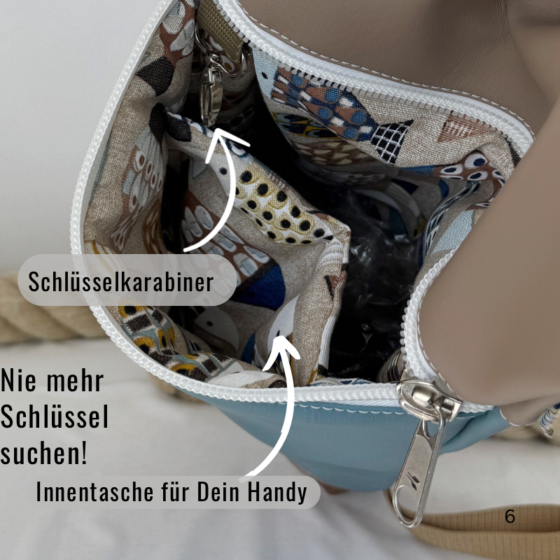 Damen- und Herrenrucksack Rucksack Nadine