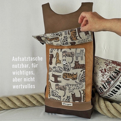 Damen -und Herrenrucksack Funny