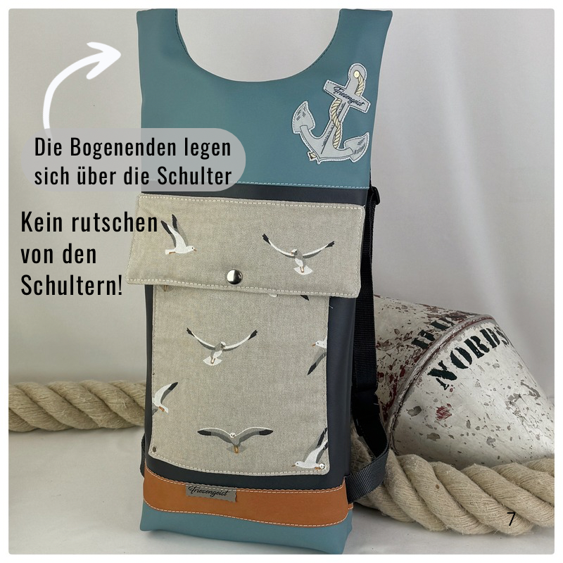 Damen- und Herrenrucksack Sina