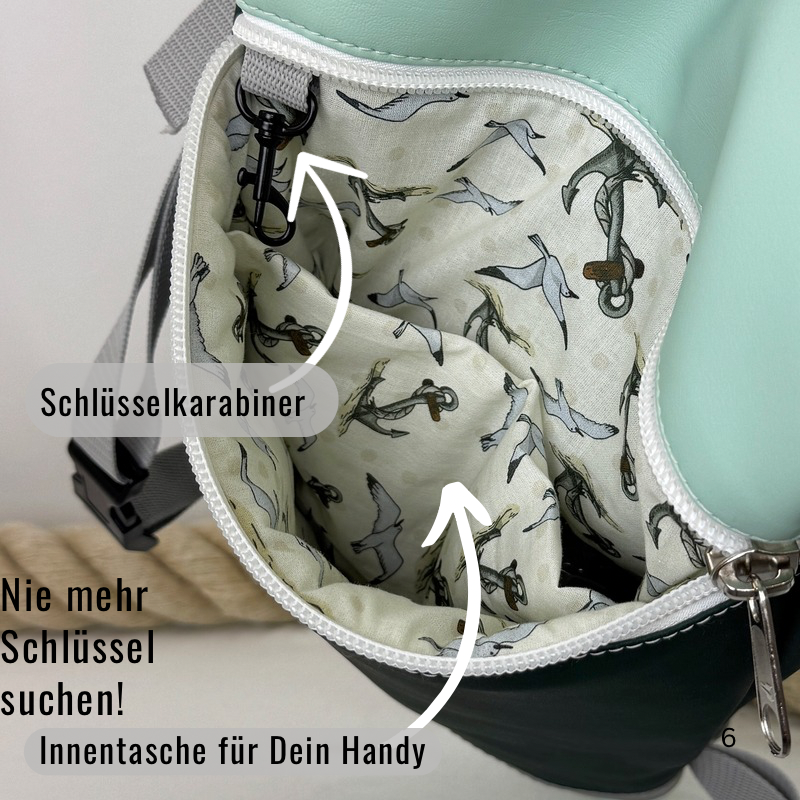 Damen- und Herrenrucksack Rucksack Telse