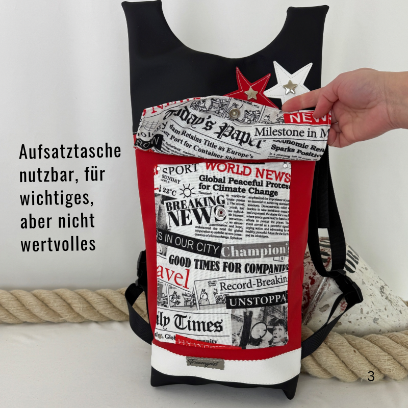 Damen- und Herrenrucksack Rudi