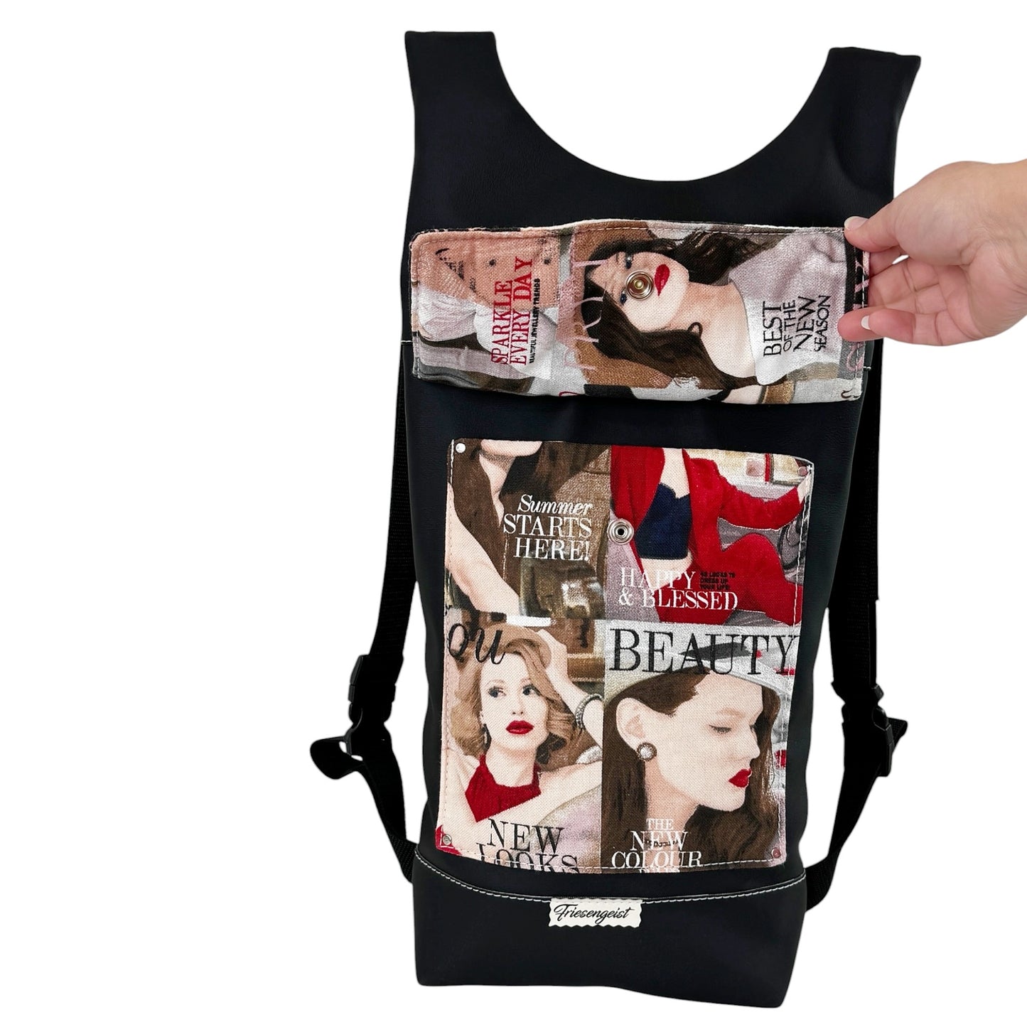Damen- und Herrenrucksack Bärbel